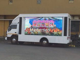 Full Color P8 SMD 3535 1/4 Scan  Led Mobile Billboard on Vehicles INDIA