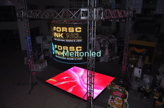 Energy Saving Transparent Led Display , P20 LED Curtain Display Easy To Install