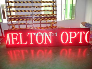 Sports Commercial P10 Scrolling LED Sign High Brightness 100 Meters