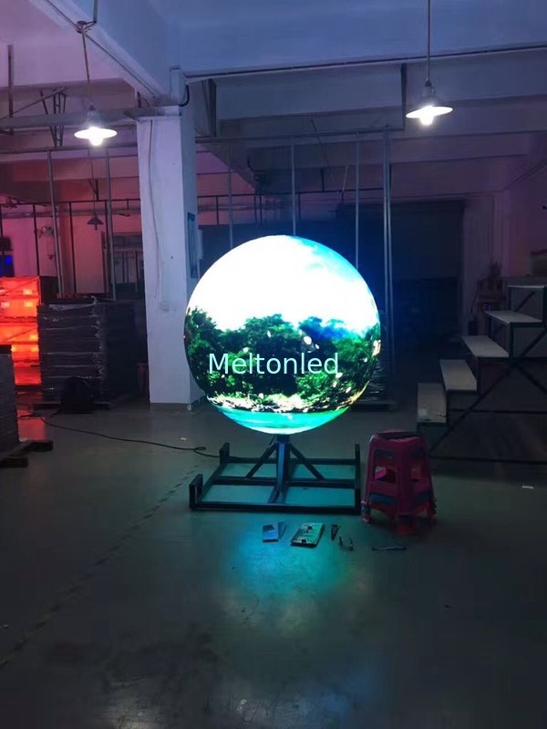 SMD P4 Indoor Full Color Sphere Led Display Curved Led Panel Ball Shaped