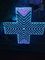 Pharmacy Cross P10 Scrolling LED Sign Dual Color IP65 , Advertising Custom Led Signs