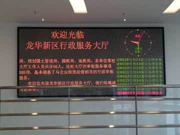 Dual Tri Color Programmable Scrolling LED Sign for indoor hall