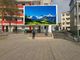 P10 IP65 5000 - 9500K Iron Advertising Outdoor Full Color Video Curved Led Display Walls