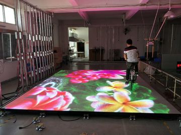 Interactive Dancing Led Floor Screen P3.91 Excellent Heat Dissipation In Night Club / Museum