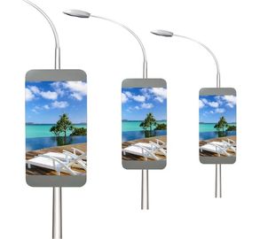 High Brightness Led Display Billboard 3G Wifi Street Light Advertising Pole Outdoor