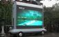 Electronic P10 IP65 1 R,1G,1B 5000K Led Truck Mobile Billboard Screens For Advertising